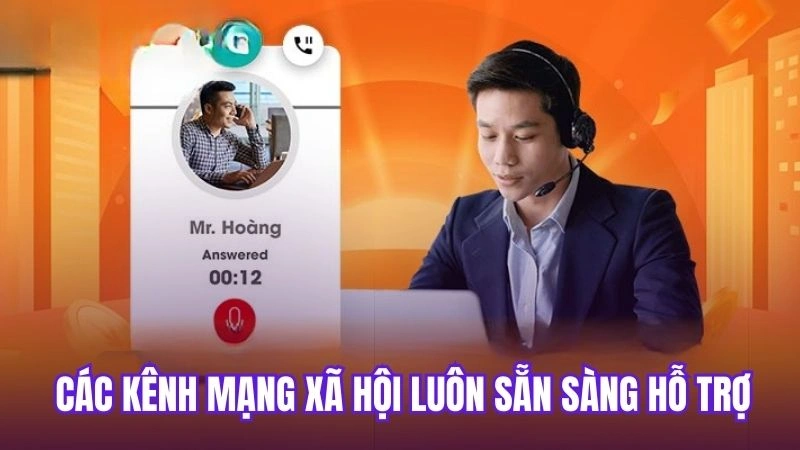 Các kênh mạng xã hội luôn sẵn sàng hỗ trợ